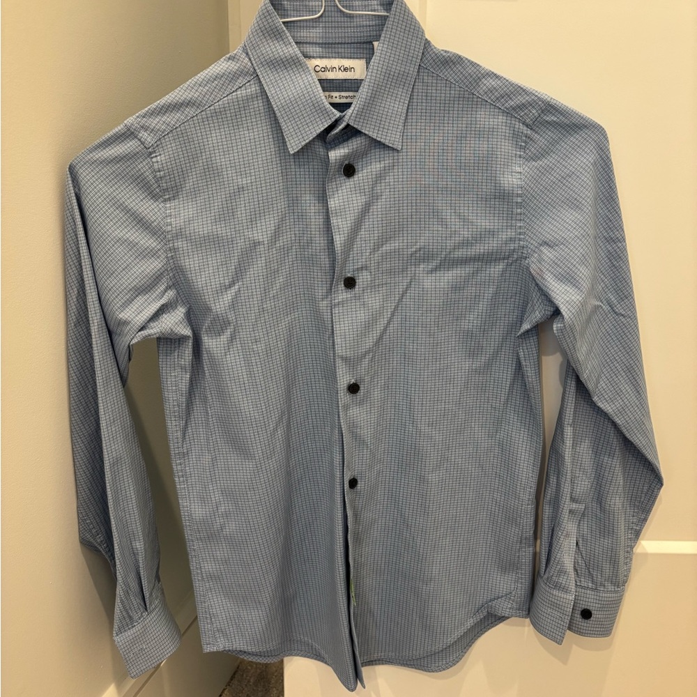 Calvin Klein Blue Casual Button Down Shirt
